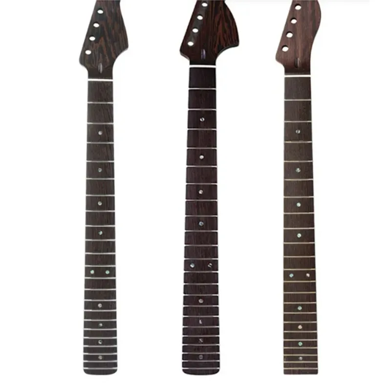 

22 Frets Right Hand Wenge Electric Guitar Neck Fretboard Inlay Dots Matt Paint Truss Rod Musical Instruments Accessories