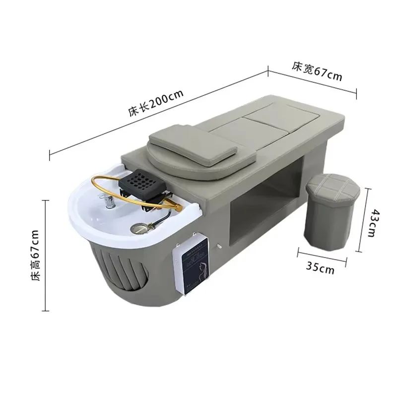 تداول المياه معدات سبا الشعر غسل كرسي صالون التجميل المهنية مغسلة الكراسي جماليات نقالة غرفة المعيشة