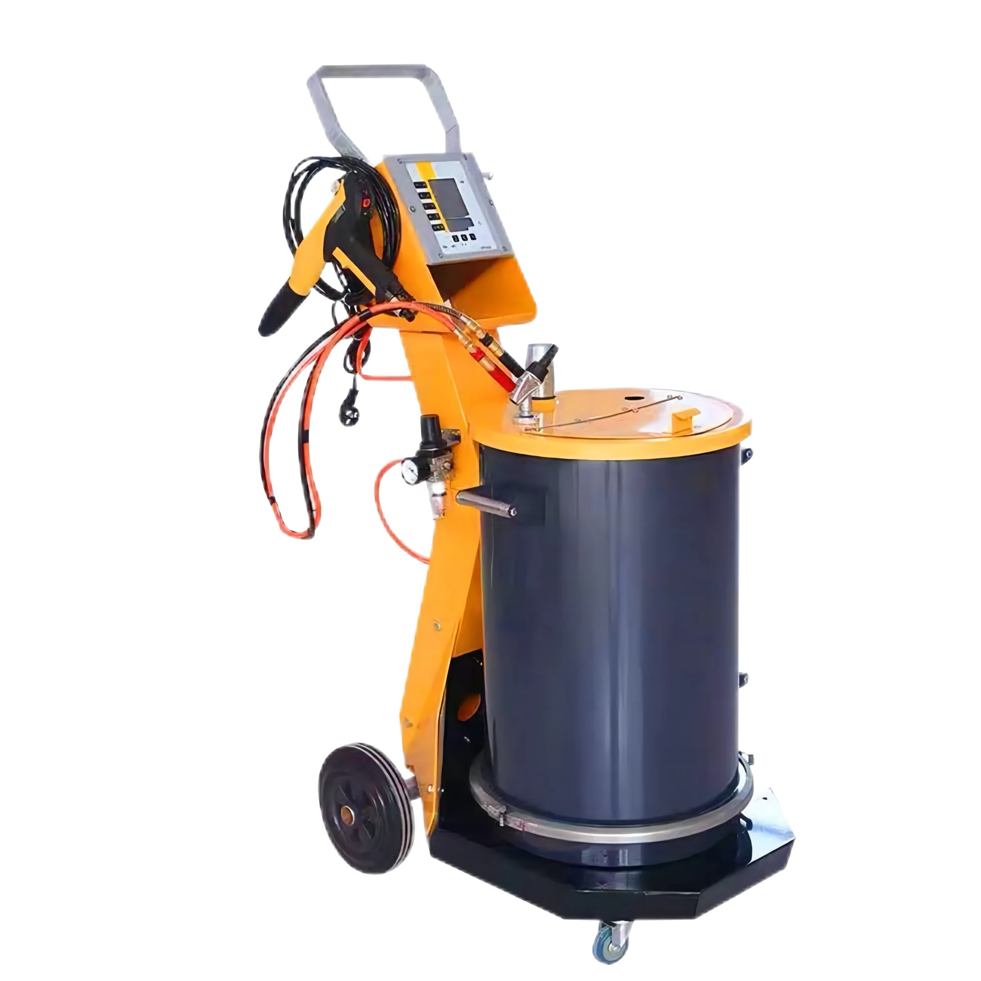 Factory Direct Sales Electrostatic Powder Coating Machine Spray  With Steel Hopper For Car Wheel Hub Painting