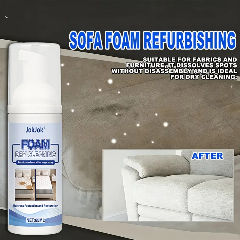 Winter Essential Foam Cleaner, Multi-Functional Concentrated Foam Dry Cleaning Liquid, Sofa Freshener, Suitable for Down Jackets