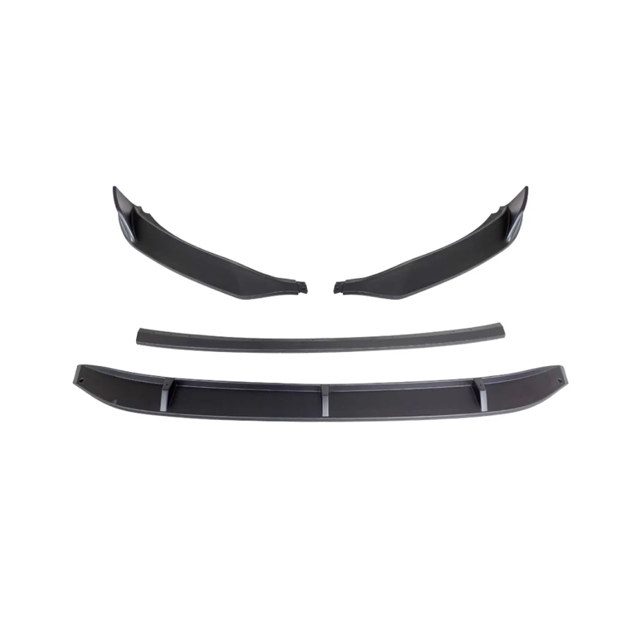 앞 범퍼 스포일러 립 하부 바디 키트 디퓨저 스플리터 튜닝 가드 For VW Passat B8 2017 2018 2019 ABS 광택 블랙 썸네일 2