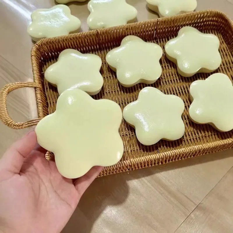 Yellow Squishy Star Fidget Toy Slow Rising Pinch Anti-anxiety Squeeze Toy Super Soft Cute Rebound Decompression Toy Funny Gifts