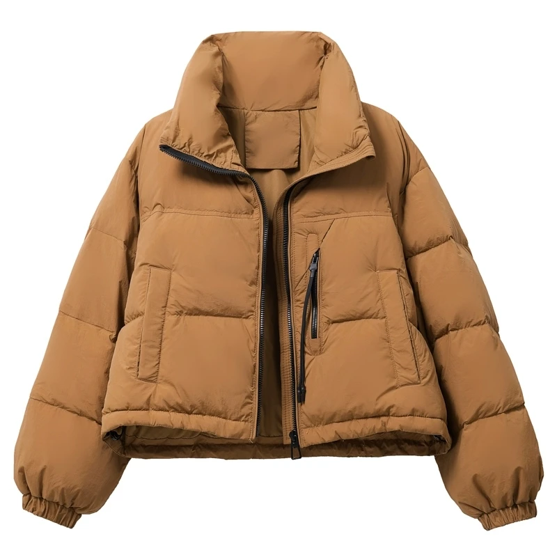 Winter New Parkas 2025 Down Jacket Women's Short Fashion short Overcoat Lady Korea Windproof Down Cotton Thick Warm Quilted Coat