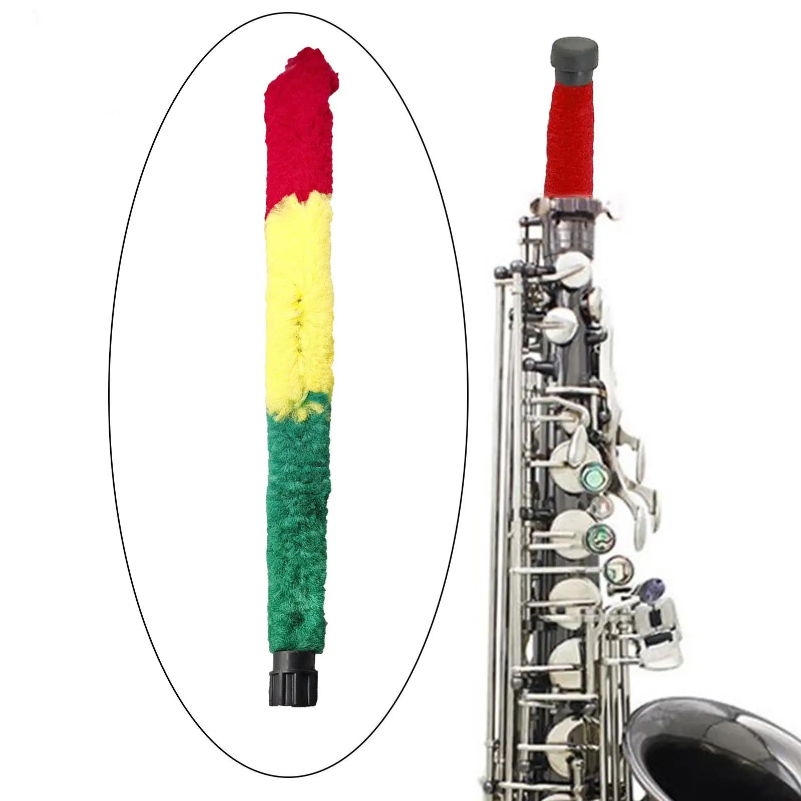 Advanced Fiber Saxophone Maintenance Pad Saver Brush for Alto Instrument Professional Sound Protection