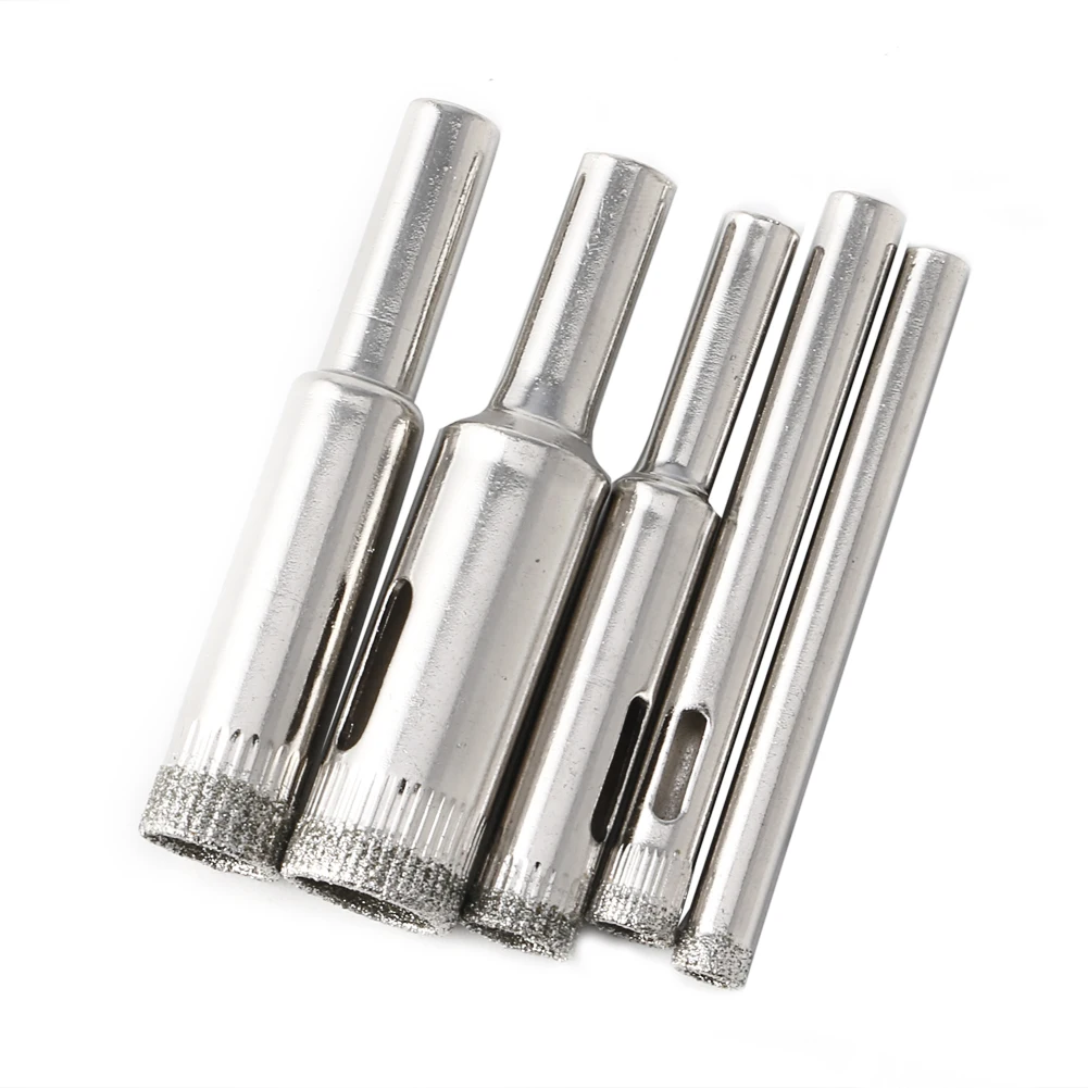 A2UD هول المنشار لقم الثقب مجموعة السيراميك القاطع الزجاج الرخام 5mm-12mm 5 قطع الماس