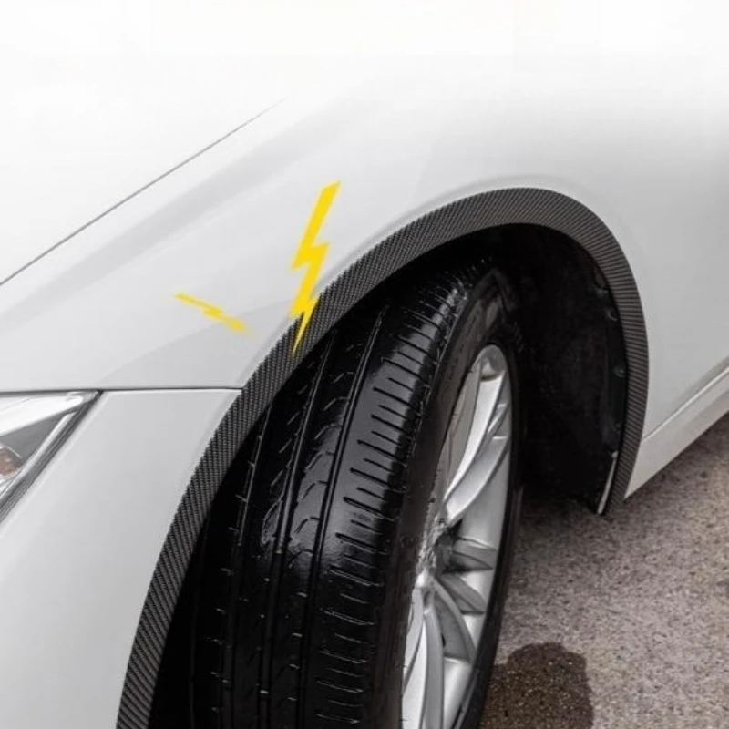 

Car Wheel Eyebrow Anti-collision Strip Carbon Fiber Pattern Wide Wheel Eyebrow Sticker Anti-scratch Scratch Modification Parts