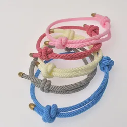 10 pezzi bracciali regolabili in corda di milano fatti a mano intrecciati coppia di moda per realizzare accessori per bracciali fai da te