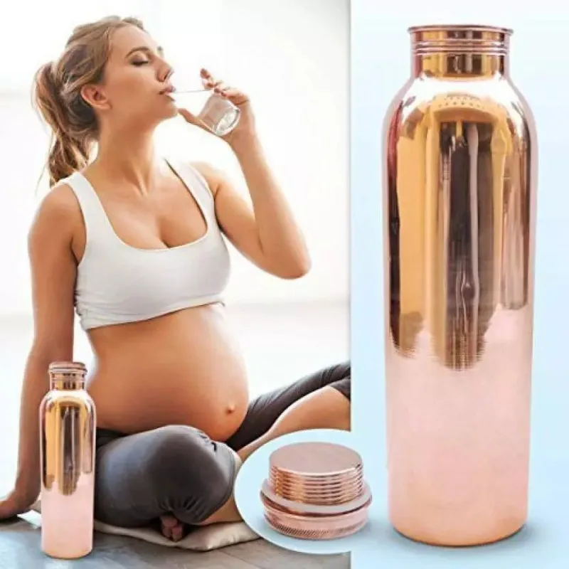 Pure Copper Water Bottle for 1000 ML