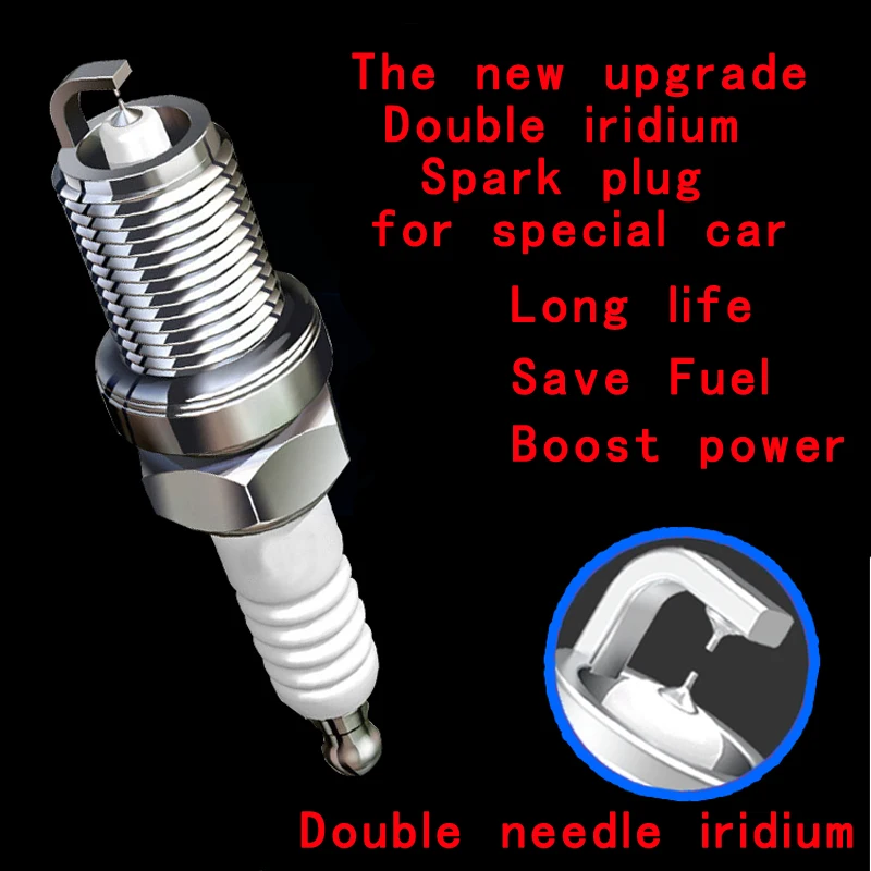 

4 шт./коробка IKH16TT 4703 Dual Iridium TT Свеча зажигания подходит для PEUGEOT 1007 107 206 207 307 308 406 407 607 TU5JP4 EW10J4
