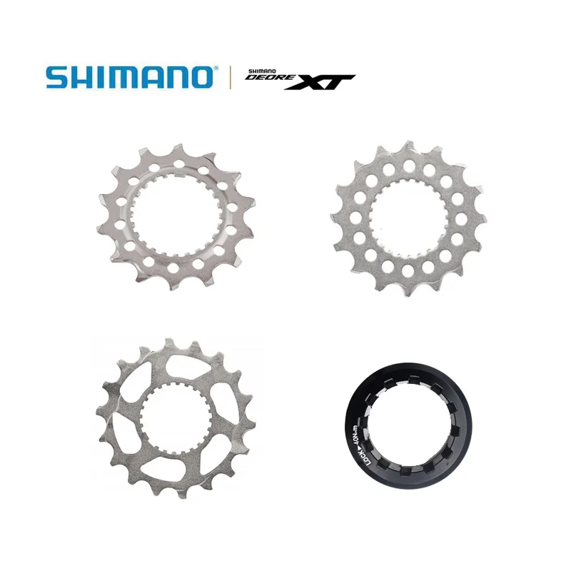 Genuine Shimano XT Deore M8100/M7100/M6100 12 Speed Sprocket Wheel Cassette Cogs 14T/16T/18T Lockring SLX