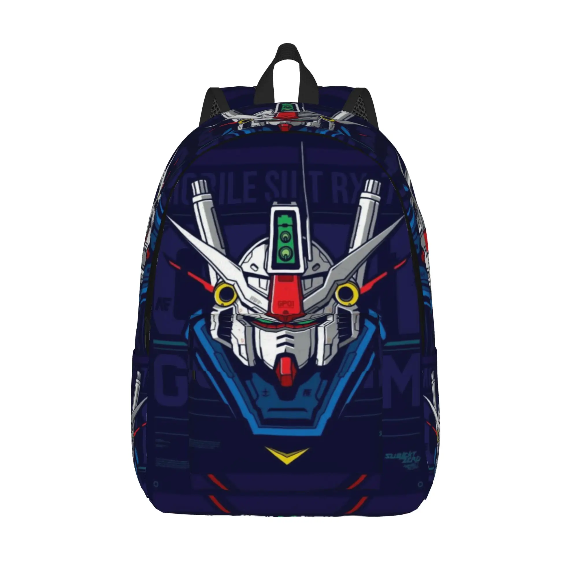 

Рюкзак Mobile Suit Gundam для мужчин и женщин, повседневный, студенческий, деловой, для ноутбука, из прочной ткани.