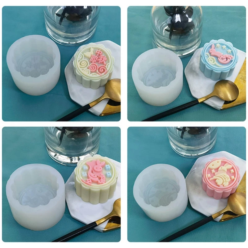 Siliconen Zeep Mallen Gebak Muffin Mooncake Mallen Pannen Voor Het Maken Jelly Koekjes Chocolade Diy Handgemaakte