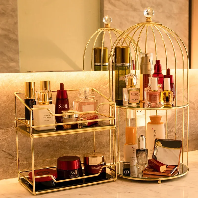 Cosmetics Shelf Perfume Storage Box Desktop Home Bathroom Dresser Skin Care Products