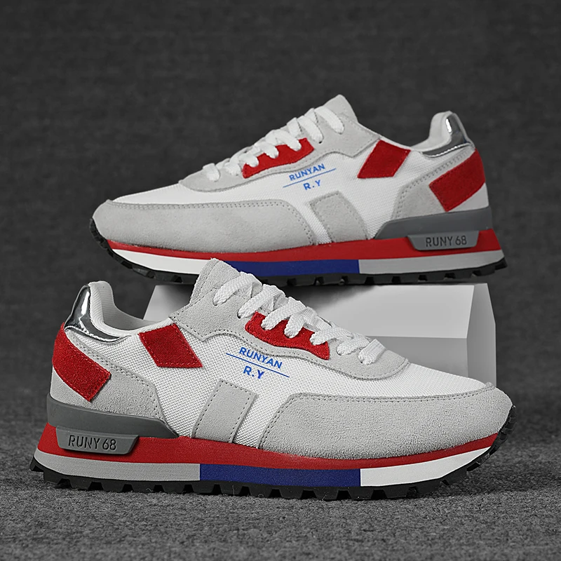 

Engineered for Ease: Men's Premium Casual Sneakers with Adaptive Fit Technology