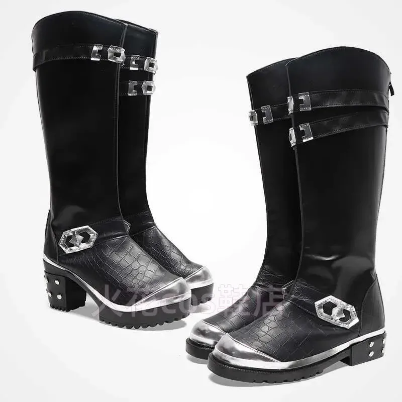 

zz04zz12Game Love and Deepspace Rafayel Abysswalker Shoes Cosplay Boots Anime Halloween Carnival Party Play Role Costume Props