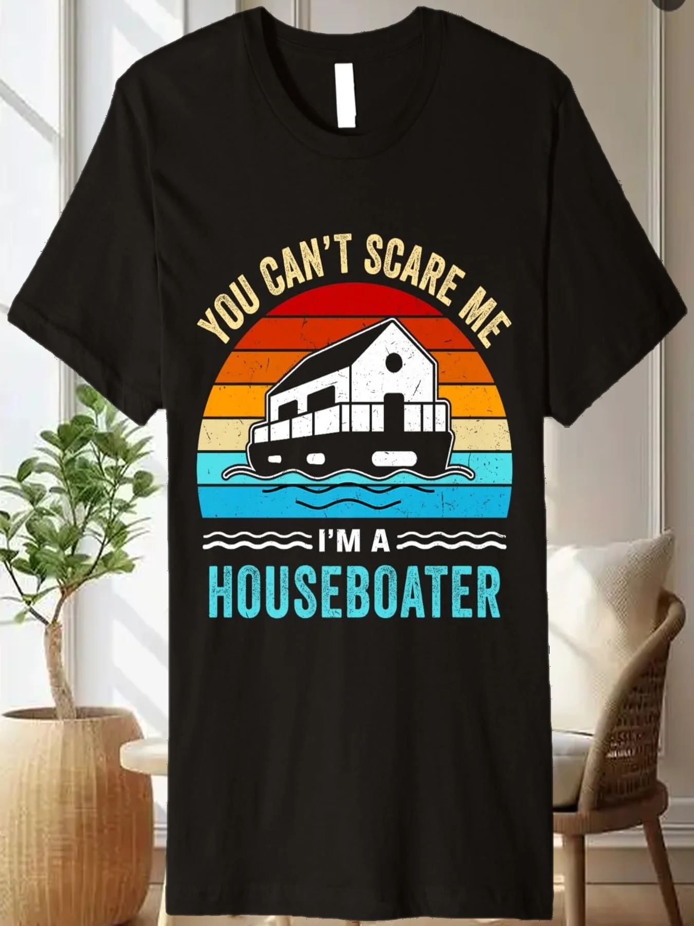 

Дизайн кораблейских лодок для футболки премиум-класса Owner Houseboat