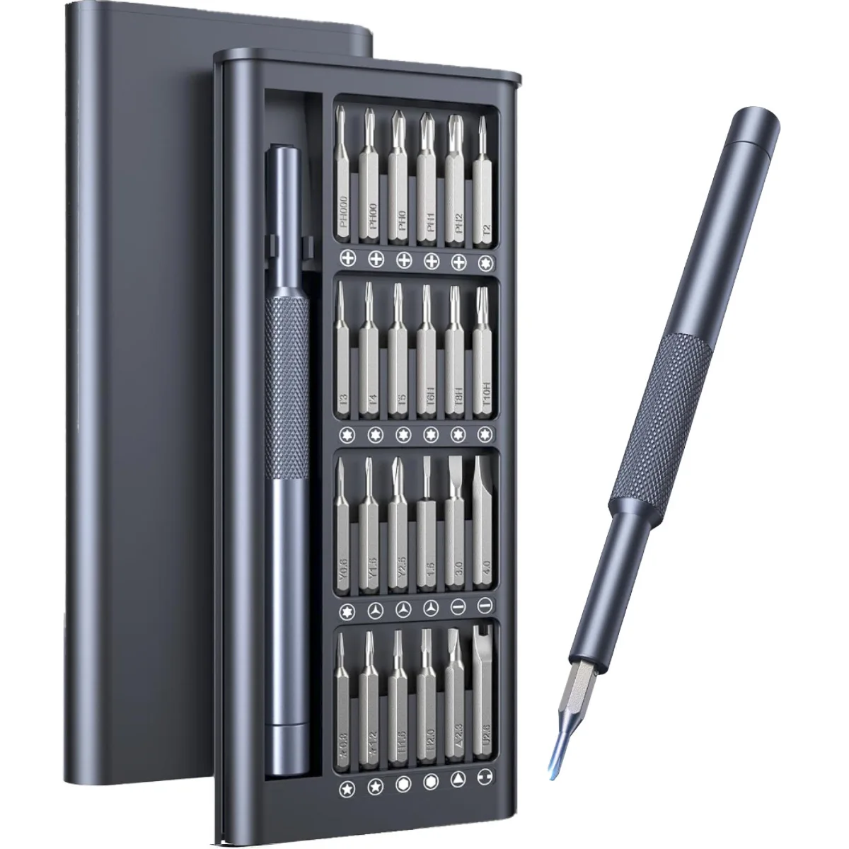 25-in-1 Small Precision Screwdriver Set，Professional Magnetic Mini Repair Tool Kit for Phone，Computer，Watch, Laptop