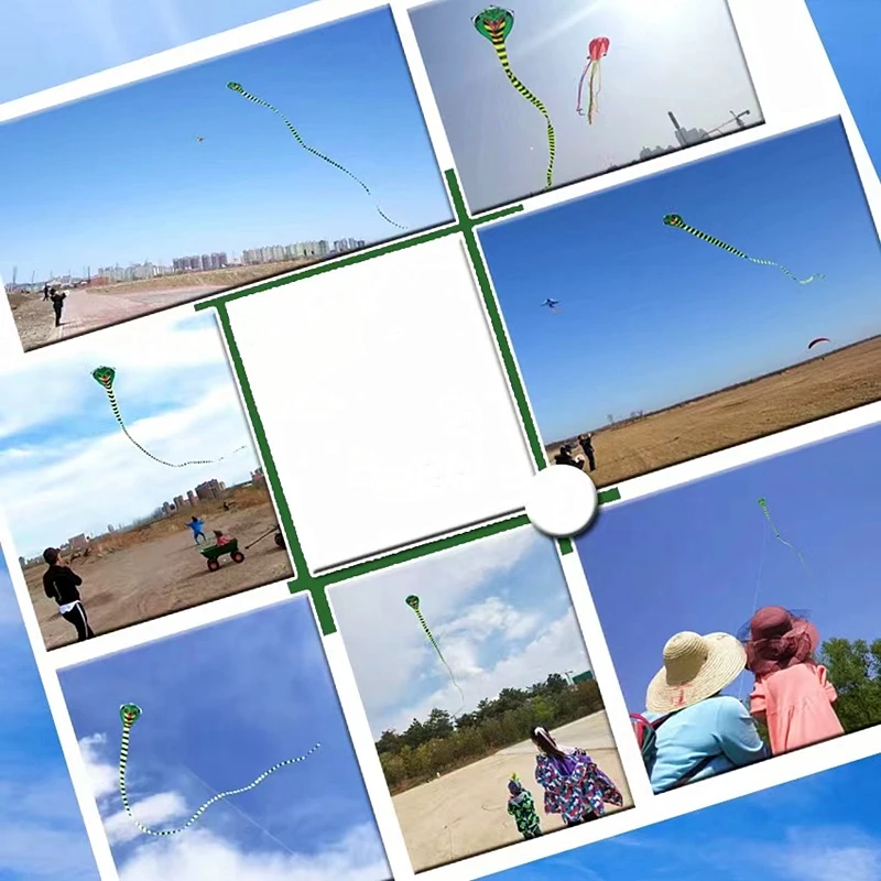 Grote slangenvlieger cerf volant enfants parachute kinderen buitenspeelgoed windvliegers Power vlieger buitenspellen Vliegeren vlindervlieger