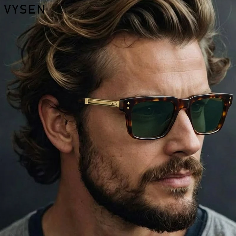 

Classic Polarized Punk Square Sunglasses Men 2026 Luxury Brand Vintage Steampunk Driving Fishing Sun Glasses For Male Eyewear