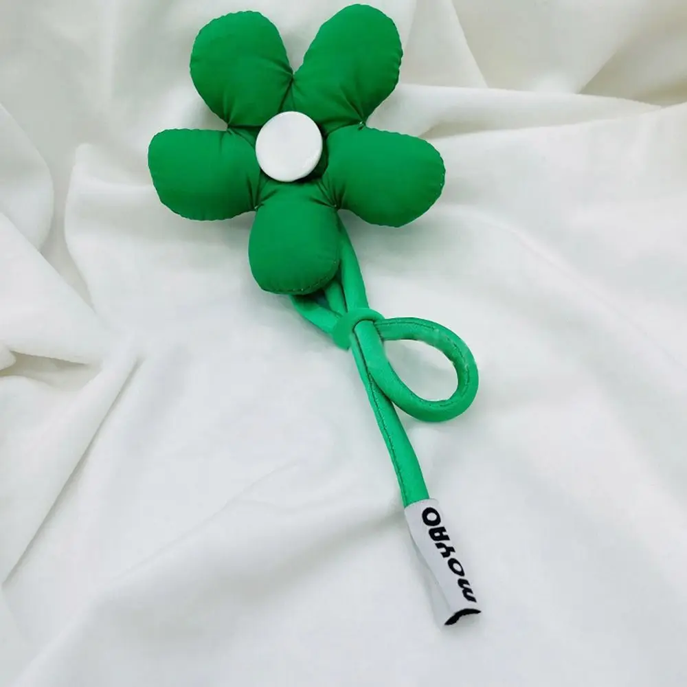 Creative Fabric Flowers Keychain Bag Ornaments Stuffed Flower Bag Pendant Trendy Backpack Key Chain