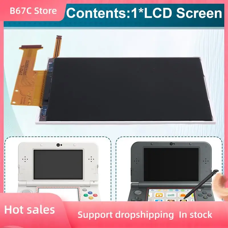 

B67C Замените ЖК-дисплей для NEW3DS Нижний ЖК-экран для Nintend Новый нижний ЖК-экран 3DS для N3DS