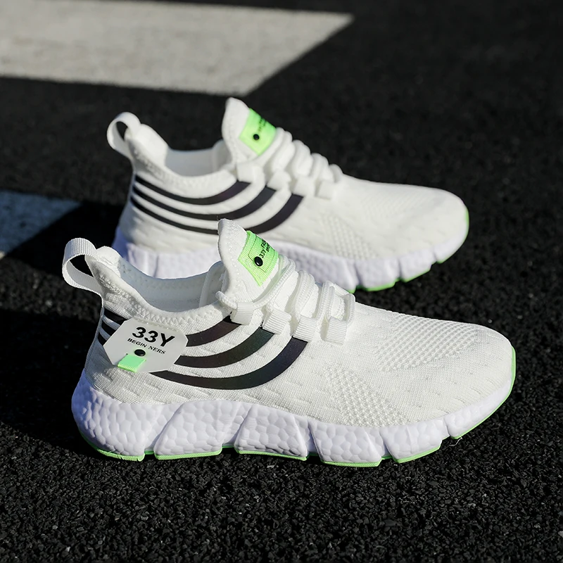 Męskie nowe koreańskie buty sportowe na co dzień z grubą podeszwą, oddychające, jesienne 2024, damskie, zwiększające wysokość, luksusowe buty do