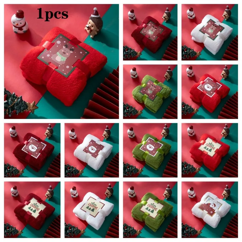 Christmas Towel Gift Box Set New Year Towel Creative Holiday Present Souvenir Package