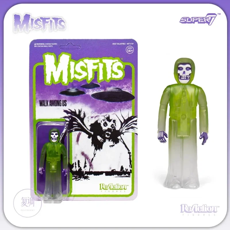 In Stock Super7 Misfits ReAction Figure Fiend Walk Among Model Collectible Gifts Halloween Boys Toys