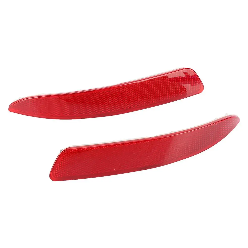 Red Rear Bumper Reflector 63217158949 Fit for e70 X5 2007 2008 2009 2010 2011 2012 2013 (Rear Driver Side) ABS