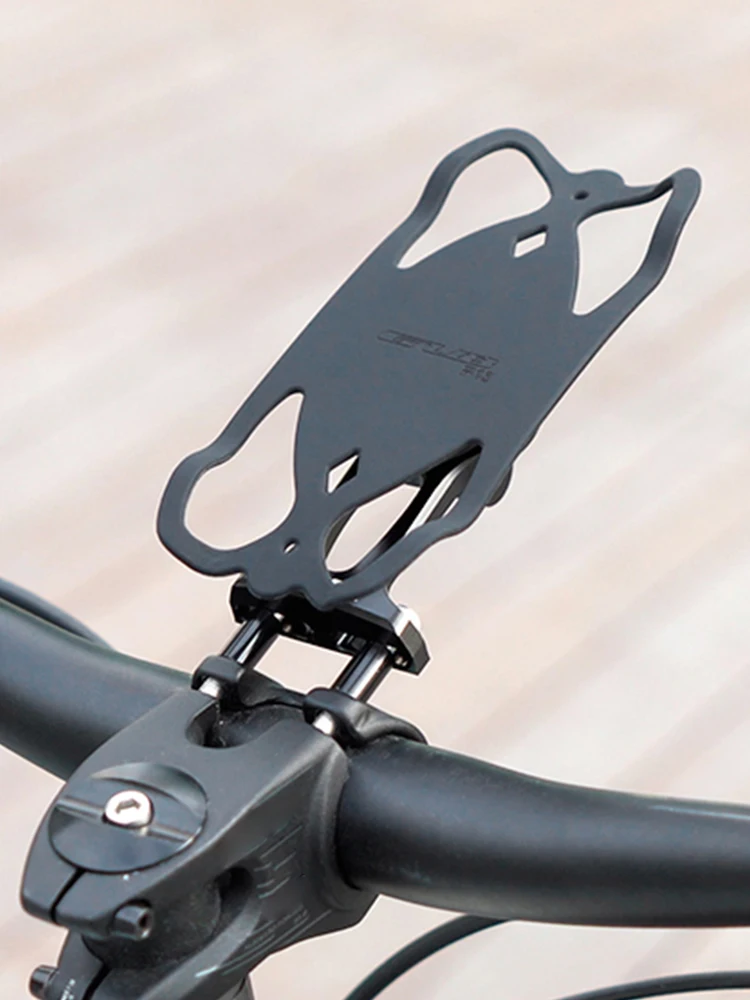 AliExpress NONE Silicone Bicycle Phone Stand Universal Motorcycle Mobile Phone Support Bicycle Navigation Phone Bracket for Phones Over 4Inch