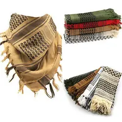 Muslim Hijab Desert Arabian Scarf Military Arab Desert Army Shemagh KeffIyeh Scarf Hiking Sports Bandana Scarf