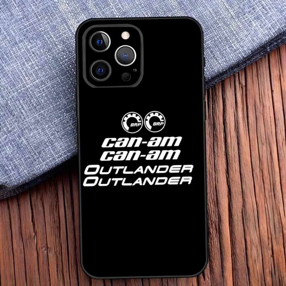 حافظة هاتف Can Am Can-am Team Logo لهاتف iPhone 16,15,14,13,12,11,Pro,X,XS,Max,XR,Plus,غطاء أسود ناعم صغير #2