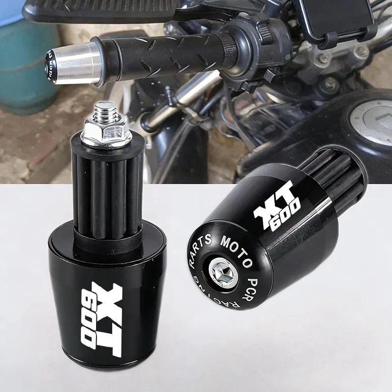 For Yamaha XT600 XT 600 XT600Z XT600E XT600ZE CNC Aluminum Motorcycle Accessories Handlebar Grips Ends Handle Bar Cap End Plug