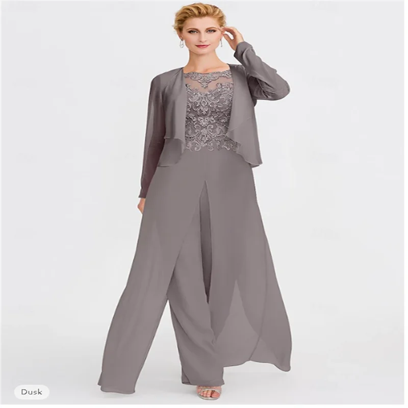 

Вечернее платье А-силуэта Элегантное платье для матери Формальное платье длиной до пола Рукав 3/4 с V-образным вырезом и карманом из атласа с разрезом по индивидуальному заказу