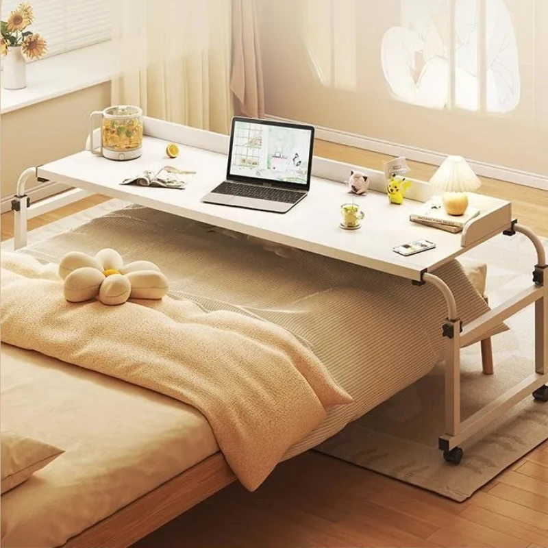 Length& Height Adjustable Rolling Table Computer Desk Home Office Writing Desk Notebook Table Top Desk Sofa Bed Across The Bed