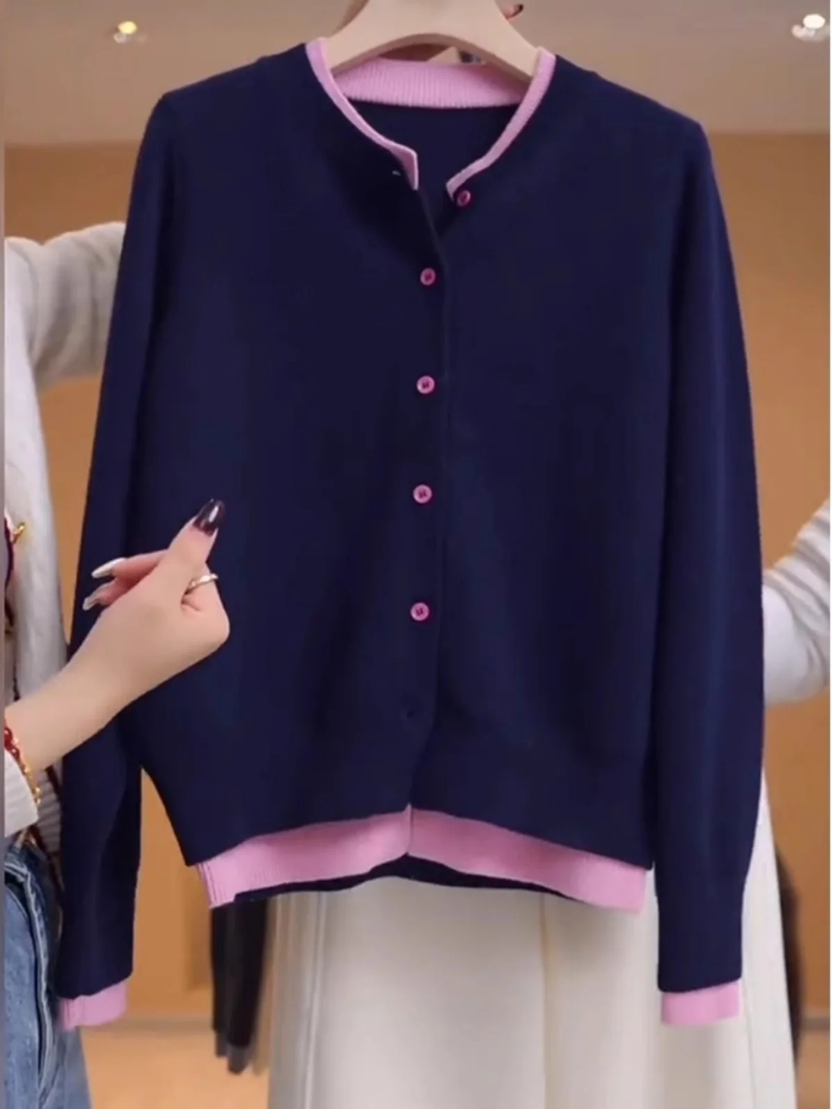 

plus Size Knitted Open Cardigan Sweater Long Sve Faionable Slimming Top Spring New Arrival Korean Sle Loose Fit Commut...