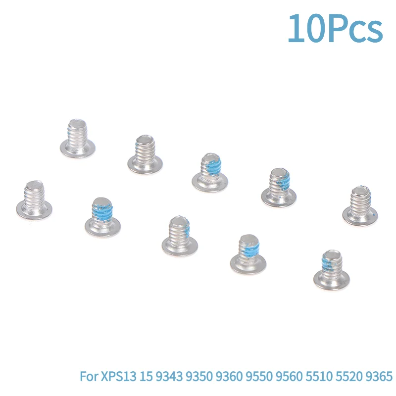 10Pcs Laptop Screws For XPS13 15 9343 9350 9360 9550 9560 5510 5520 9365.