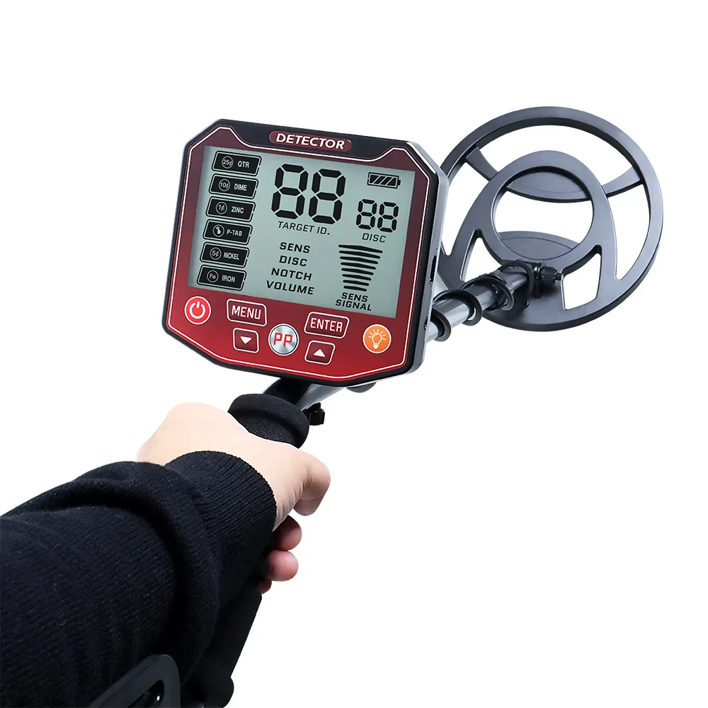 GT972 Metal Detector with LCD Display Adjustable Sensitivity for Metal Detection Outdoor Search