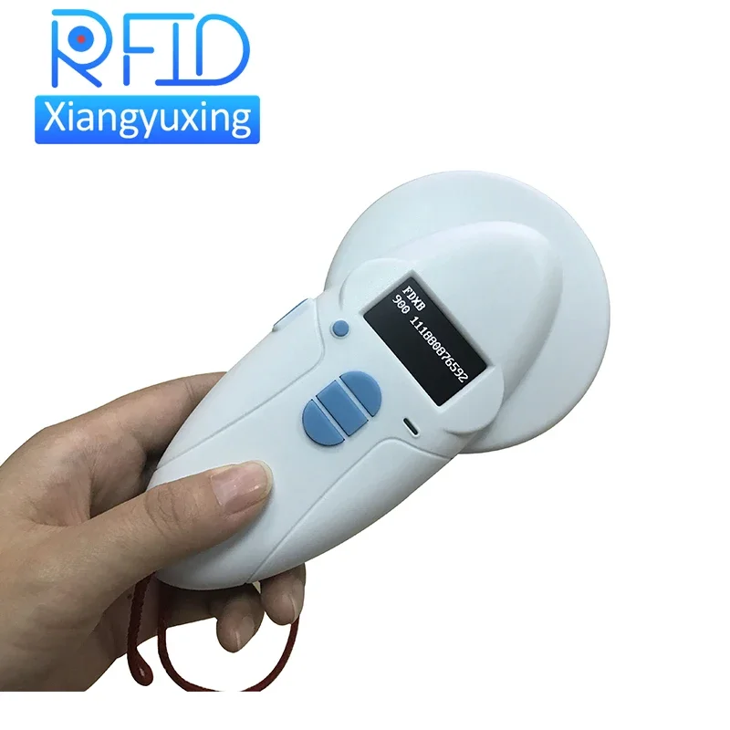 whole protocol animal chip reader 134.2khz ISO11784/5 handheld reader for livestock