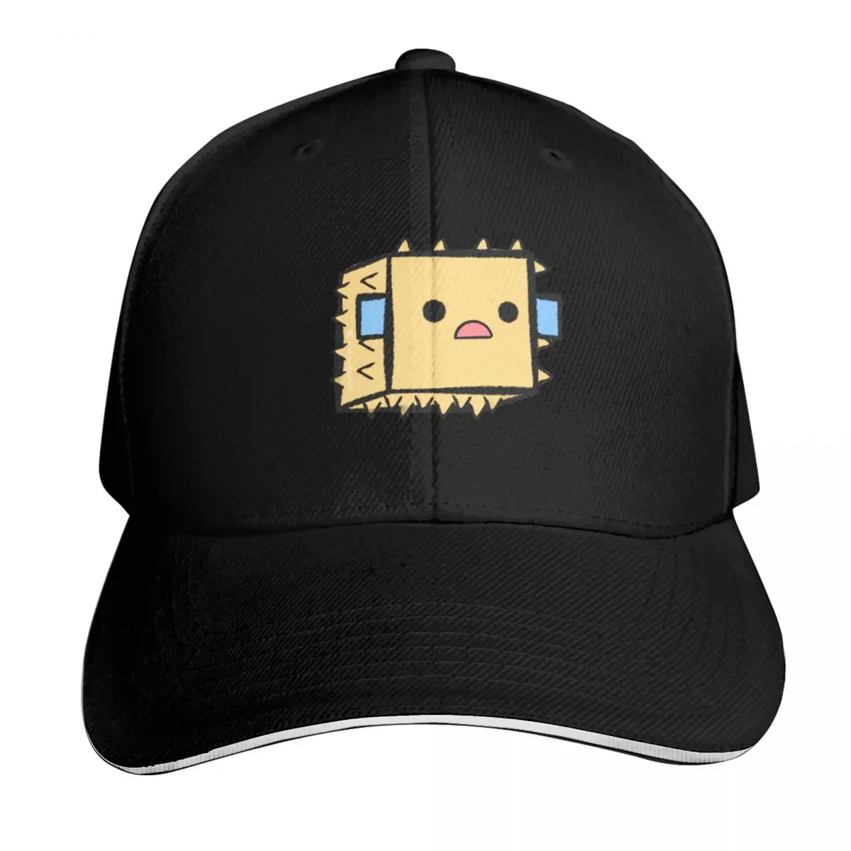 pufferfish shocked Baseball Cap Snapback Flat Bill Strapback Dad Hat Six Panel Structured Crown