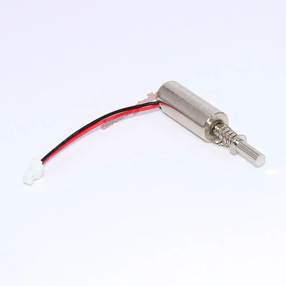 Solénoïde d\'inhalation d\'aspiration cylindrique, petite course d\'électroaimant, verrouillage d\'empreintes digitales, DC 3V, 6V, 9V, 12V, 24V, 8mm,