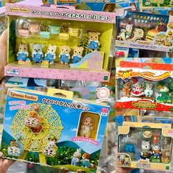 New Original Sylvanian Kawaii Doll Anime Figure Collectible Children Toys Room Decoration Ternurines Families Christmas Gift