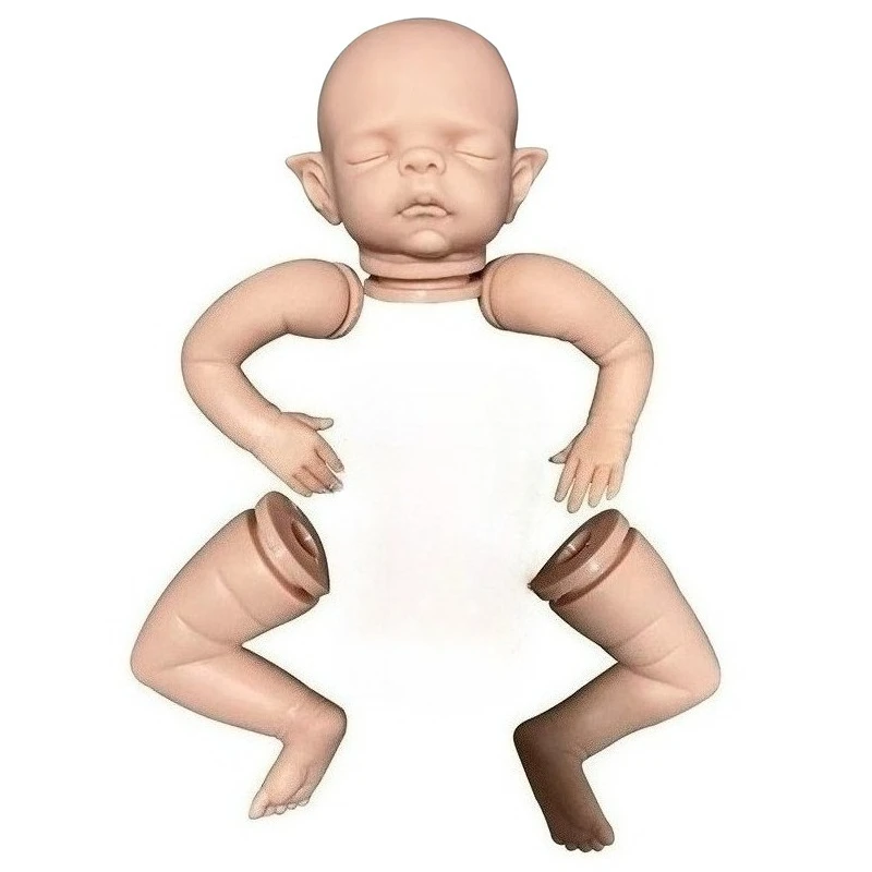 16Inch Reborn Doll Kit Pumpkin Pixie withcloth Body Unfinished Unpainted Doll Parts
