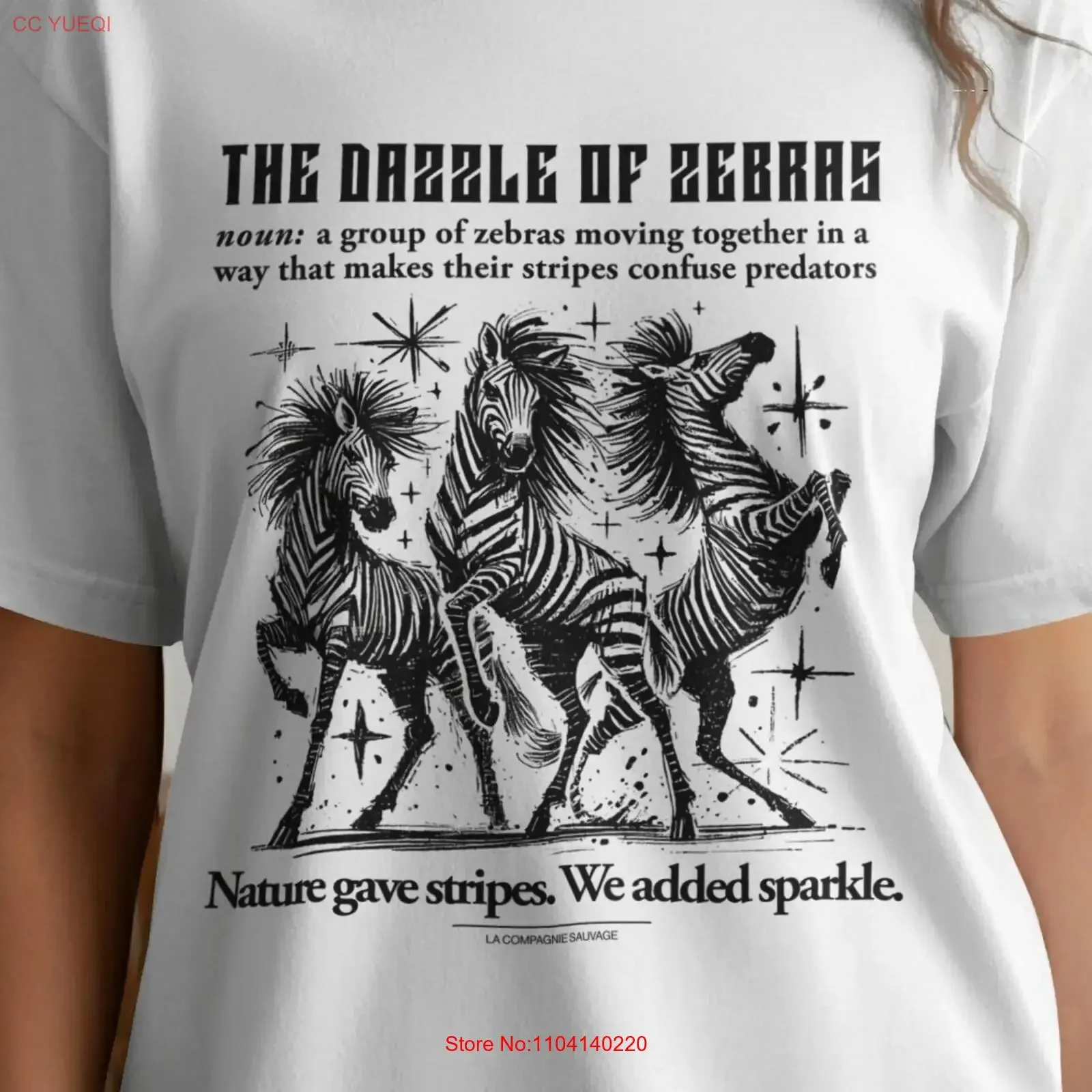 Zebra T Shirt Anima…