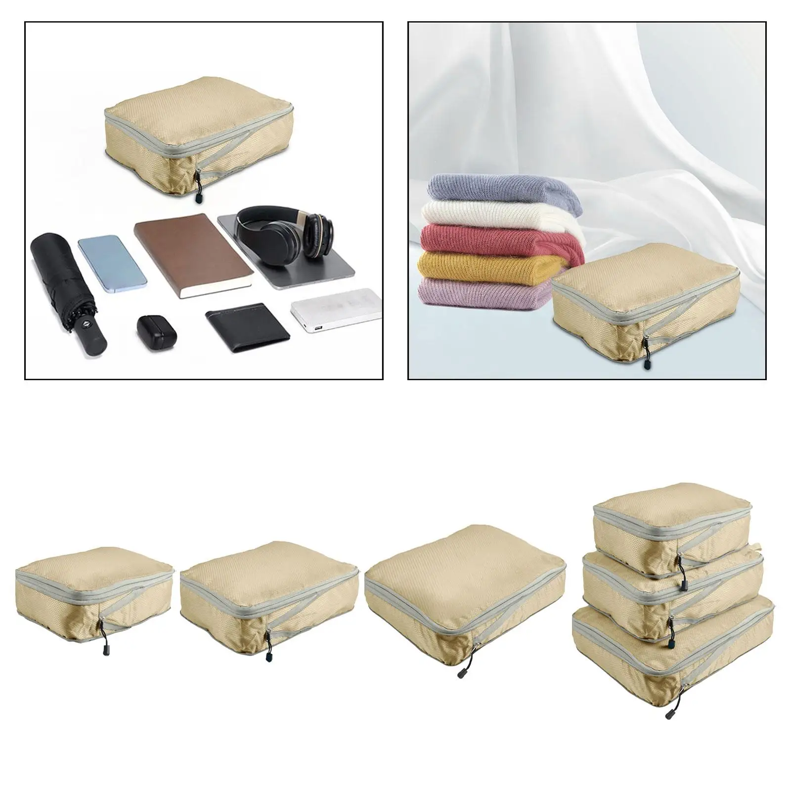

Packing Cube Travel Cubes Suitcase Organizer Luggage Organiser for Clothing Socks Shoes
