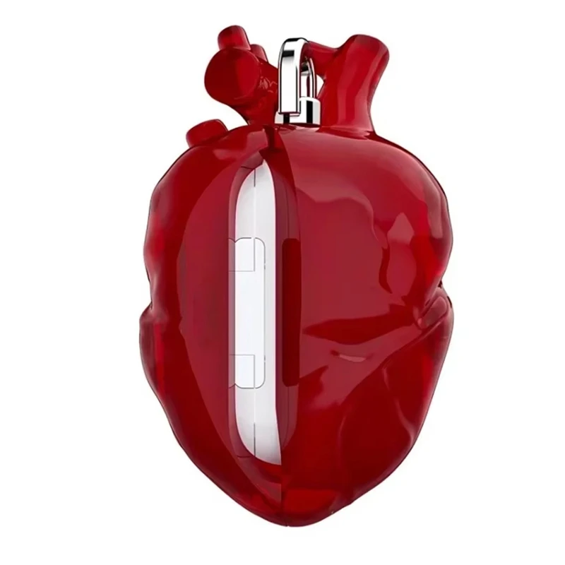 N11R--Merah-Hati--Pro-Case-Cover-Transparan-Silikon-Protective-Case-For--Earphone-Aksesori