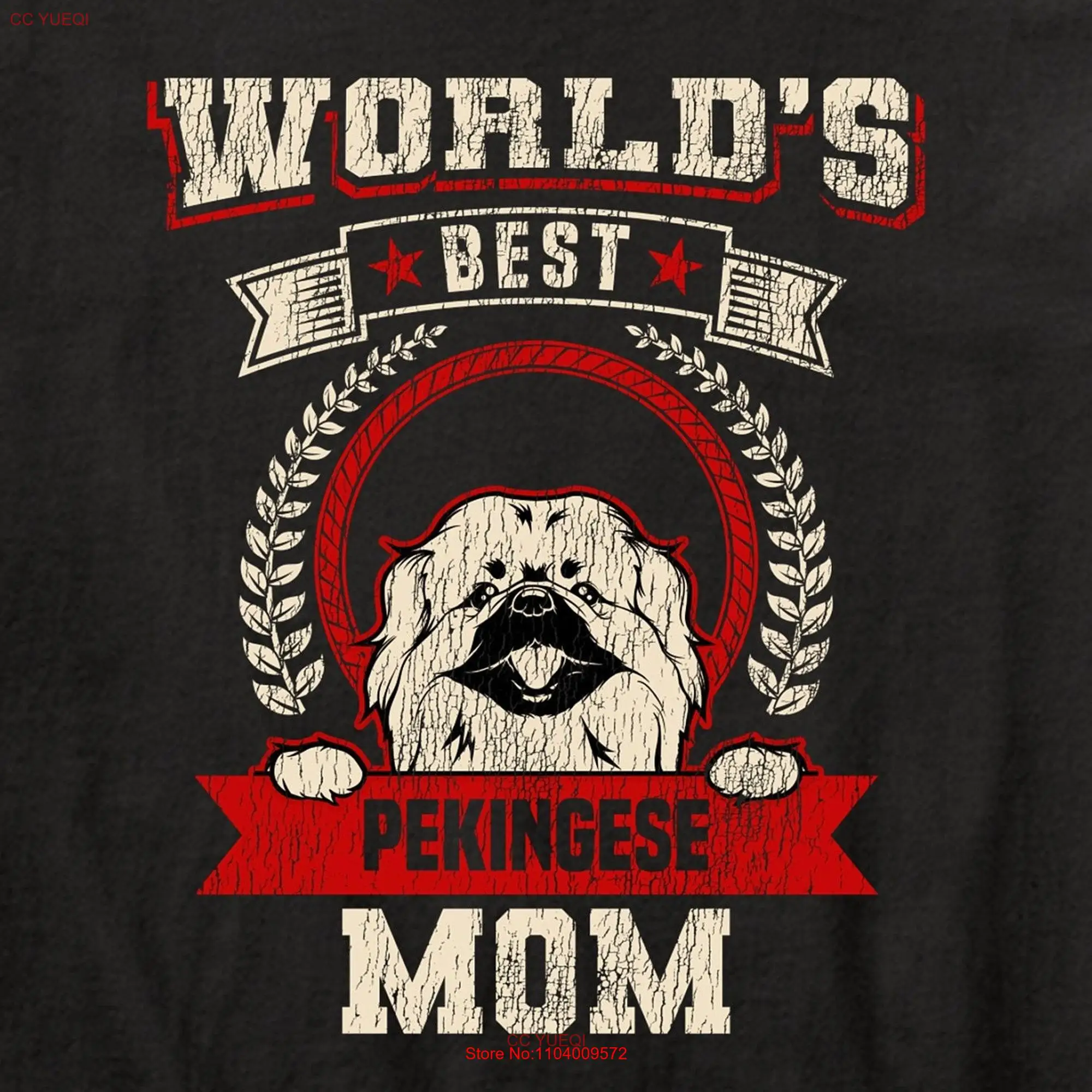 World's Best Pekingese Mom Dog Breed T Shirt long or short sleeves