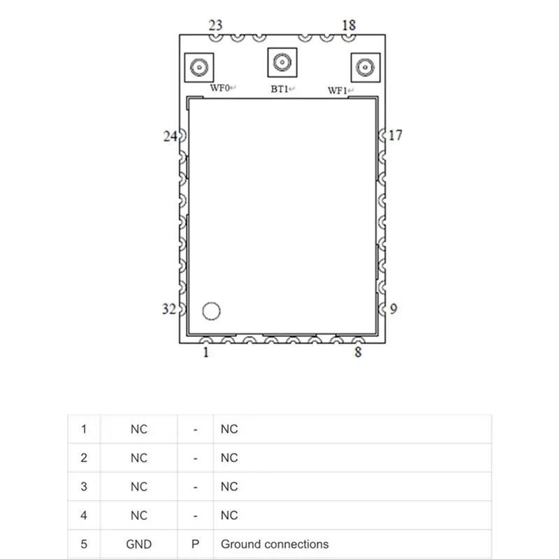 N13R-(Durable) 2X RTL8822CU WIFI Bluetooth Module Dual Band WIFI5 B.T2.0 867Mbps 5G Wireless Modules BL-M8822CU3-A