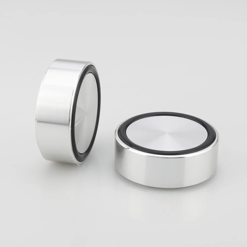 58x22mm Full Aluminum Amplifier Speaker Isolation Feet Turntable Monitor CD DAC Radio Vibration Stand Pad Base - Image 2