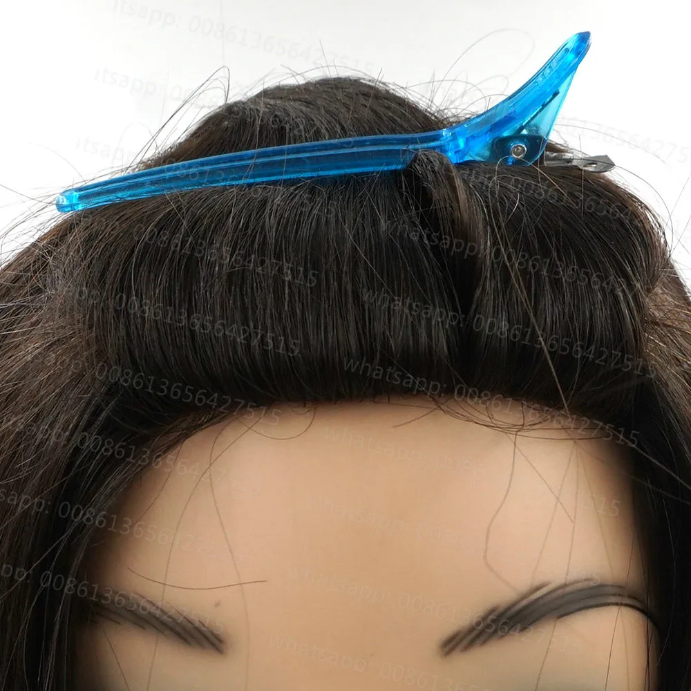 Hstonir perucas judaicas para as mulheres pré arrancadas de seda parte superior do cabelo humano perucas de cabelo humano pelucas de mujer perruque demi tete europeu remy cabelo g028